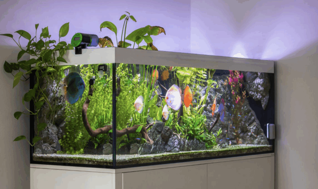 vasca per acquario giapponese aperta