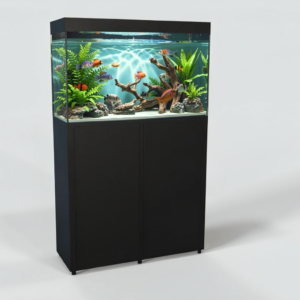 Acquario 105 Litri con Mobile Nero – Linea Standard