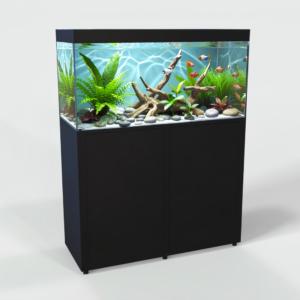Acquario 165 Litri con Mobile Nero – Linea Standard