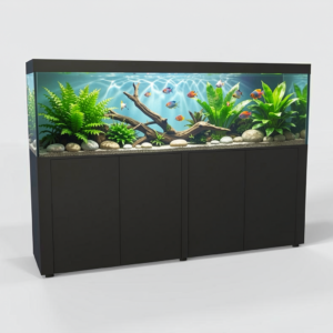 Acquario 450 Litri con Mobile Nero – Linea Standard