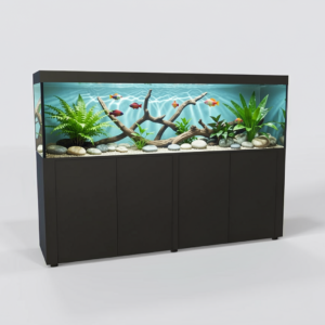 Acquario 490 Litri con Mobile Nero – Linea Standard